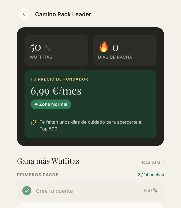 La cabecera del Camino